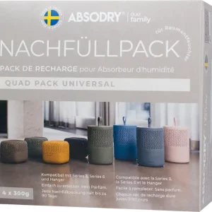 Absodry Duo Family Nachfüllpackung für Series 3 mit 4 x 300 g Preiswert