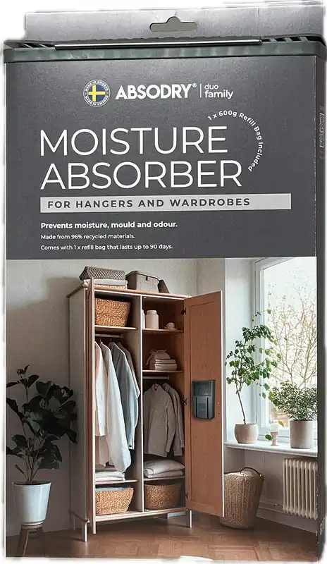 Jetzt Kaufen Absodry Duo Family Hanger Raumentfeuchter für Schränke 600 g