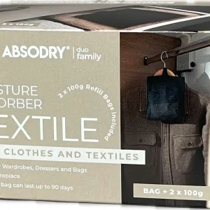 Finale Aktion Absodry Duo Family Entfeuchter für Kleidung und Textilien mit 2 x 100 g