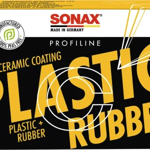 SONAX PROFILINE CeramicCoating CC Plastic und Rubbber Versiegelung inklusive 4 Applikationspads Neue Kollektion