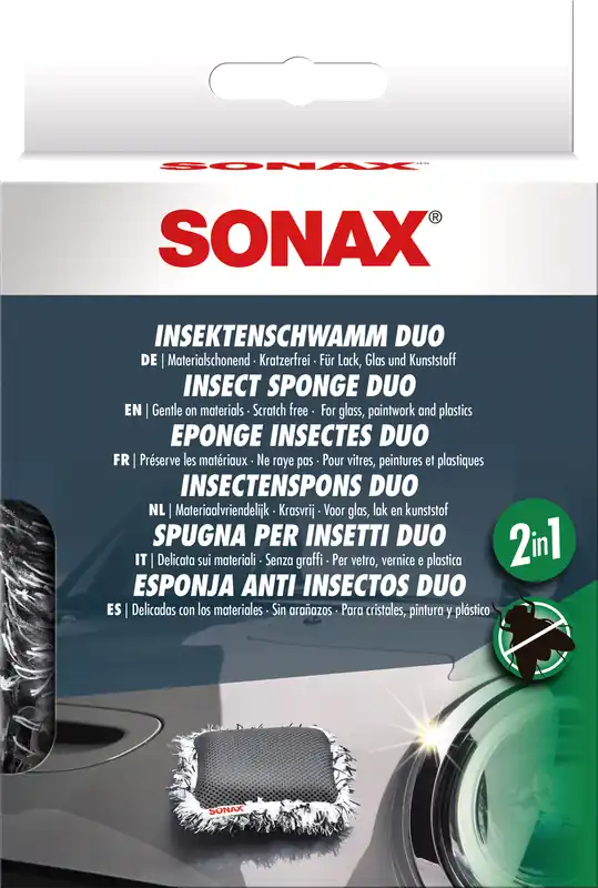 Sonderangebot SONAX Insektenschwamm mit Netzstruktur und Mikrofaser 2 in 1