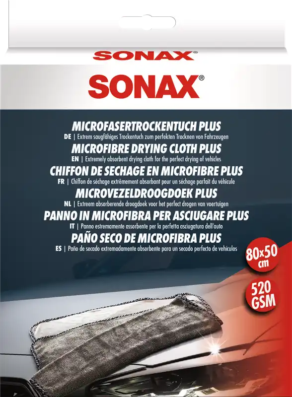 Letzte Chance SONAX Microfaser Trockentuch PLUS für Fahrzeugtrocknung