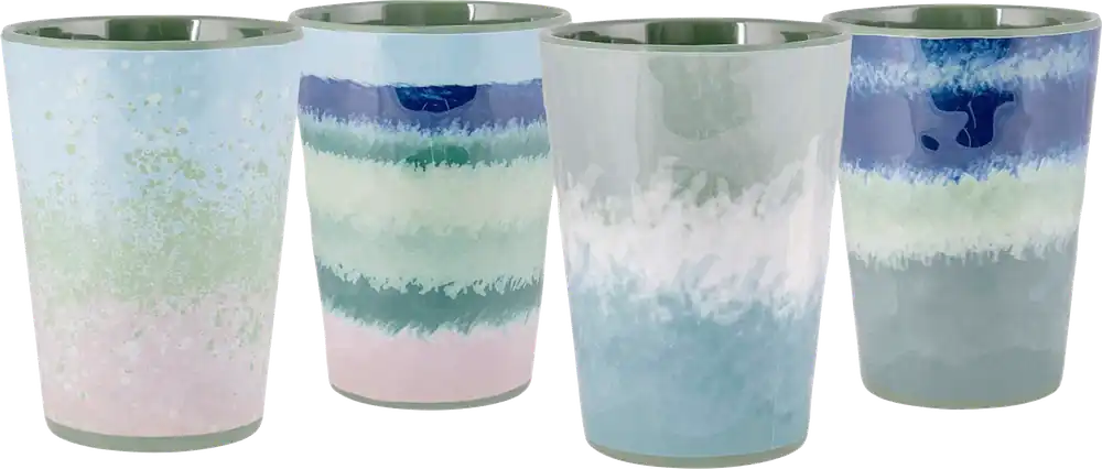 Sale Bo-Camp Halo Trinkbecher 4-tlg. blau / grün