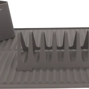 Ausverkauf Berger Abtropfgestell Set 3-tlg. mit Geschirrhalter, Abtropfmatte und Besteckhalter