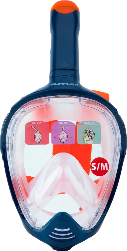 sunflex sport full face mask Kraken Vollgesichtsmaske zum Tauchen für Kinder und Jugendliche Top-Seller