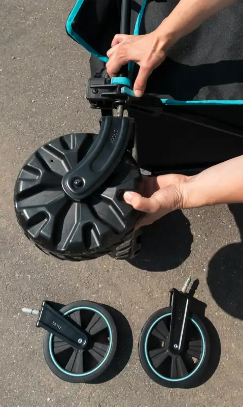 Berger Offroad Räder 4er Set für den Gelände Bollerwagen Versand Am Gleichen Tag