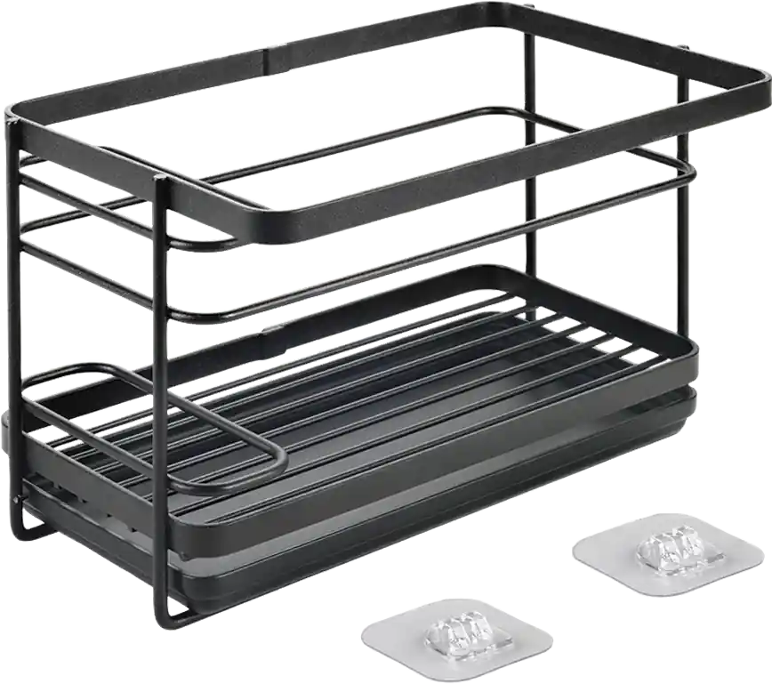 Metaltex Tokyo LAVA Spülbecken-Organizer mit U-Fix Haken Klebehakensystem Direktkauf