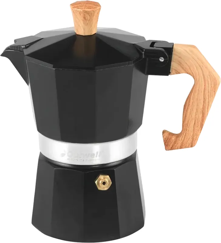 Meistverkauft Outwell Brew Espresso Zubereiter Aluminium, schwarz