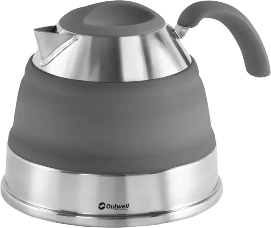 Rabatt Outwell Collaps Kettle faltbarer Wasserkessel 1,5 Liter grey mist