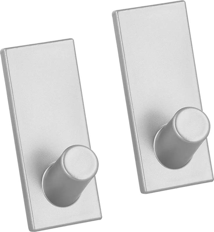 Metaltex pullCLEAN Klebehaken rechteckig 2er Set Echt