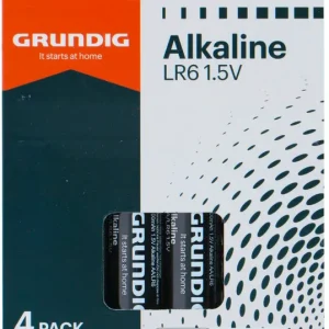 Letzte Chance Grundig Alkaline Batterie Mignon AA LR6 1,5 V / 2100 mAh 4-er Pack