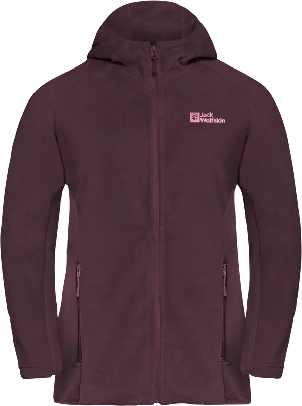 Preisreduziert Jack Wolfskin Rotwand Hooded Damen Fleecejacke mit Kapuze