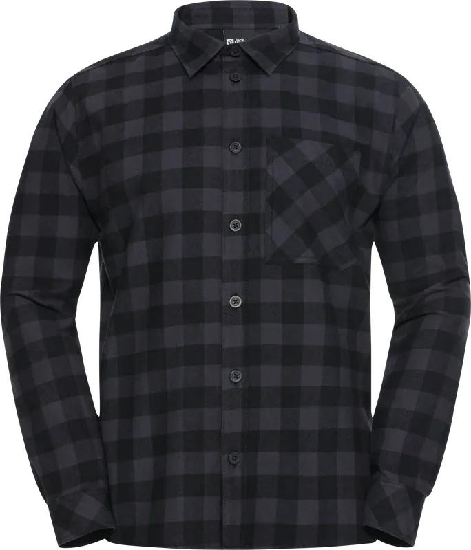 Letzte Chance Jack Wolfskin Lite Flannel Herren Flanellhemd