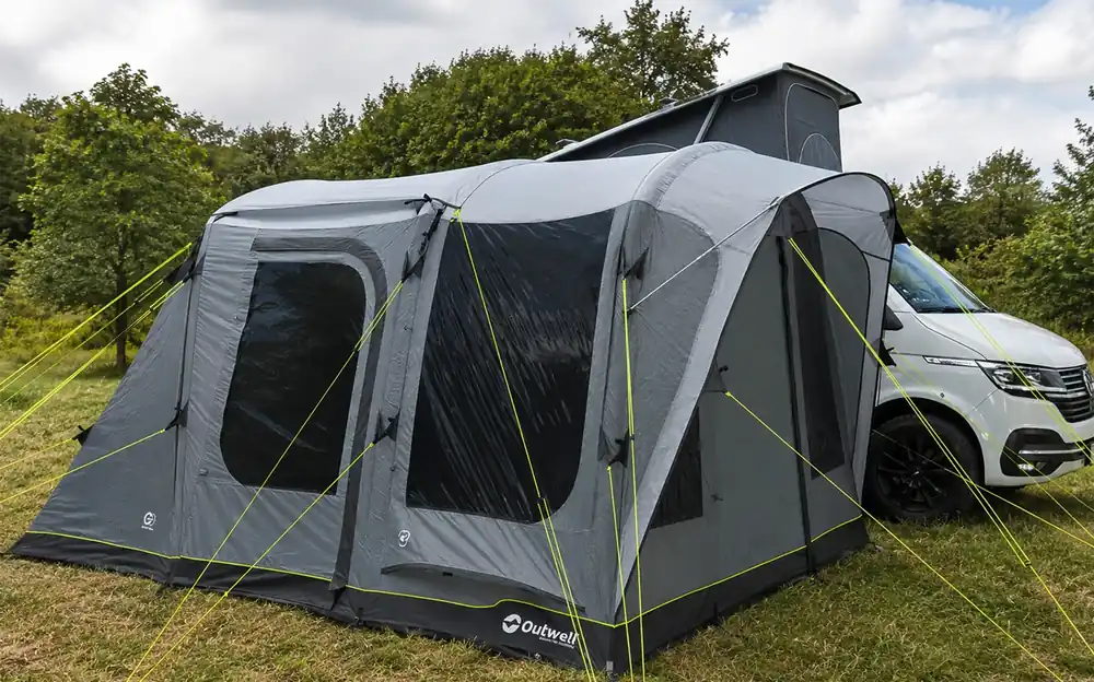 Outwell Wolfburg Air parallel stehendes Busvorzelt 380 x 270 x 210 cm Echt