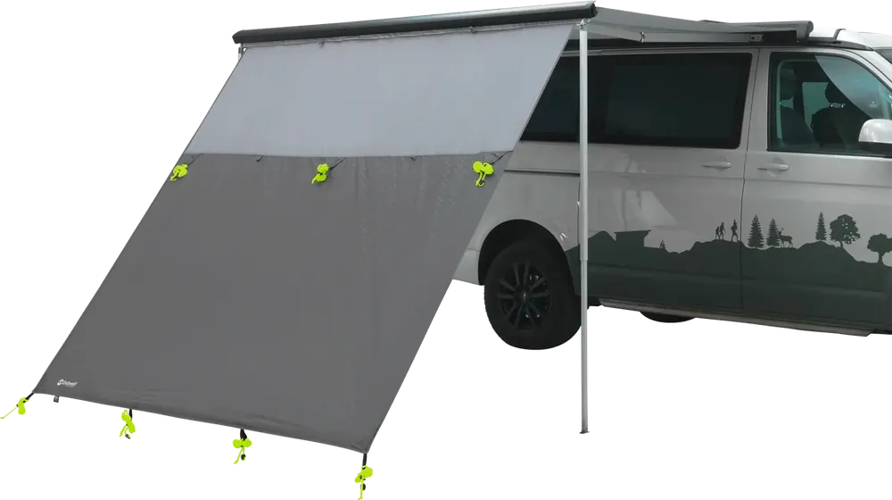 Outwell Hillcrest Tarp und Vorderwand grau 210 x 235 cm für Busmarkise Heißes Angebot