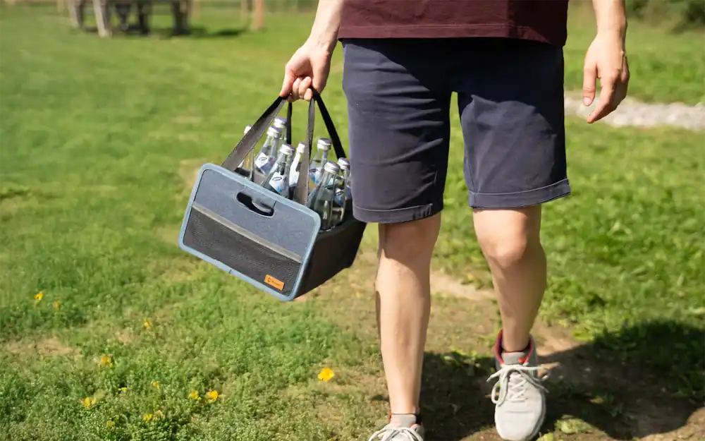 Letzte Chance Berger Faltbox Milo mit Flascheneinsatz