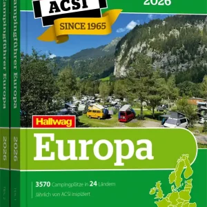 Preisknaller ACSI Campingführer Europa 2026 mit CampingCard Ermäßigungskarte