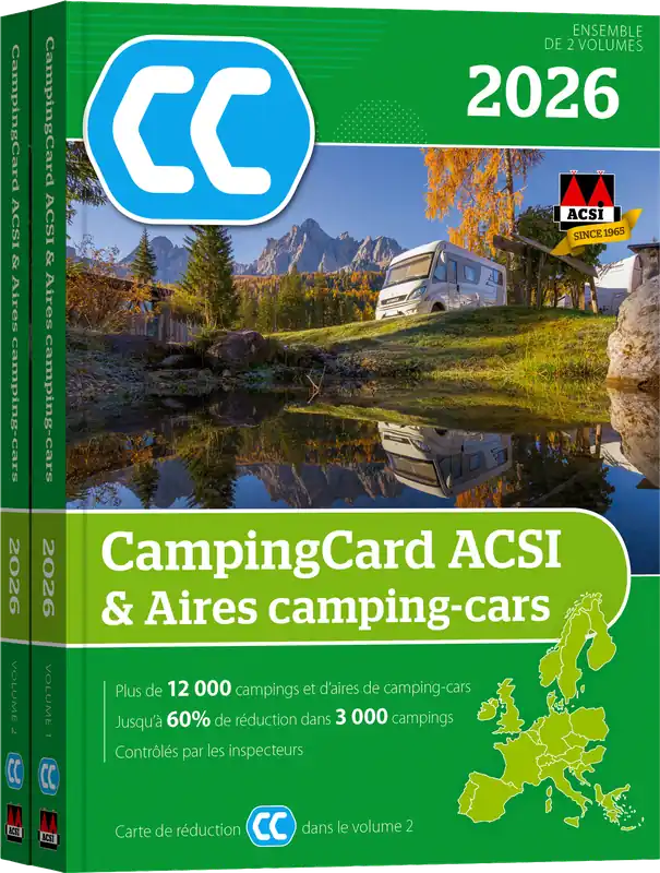 ACSI Stellplatzführer 2026 mit CampingCard Ermäßigungskarte Heißes Angebot