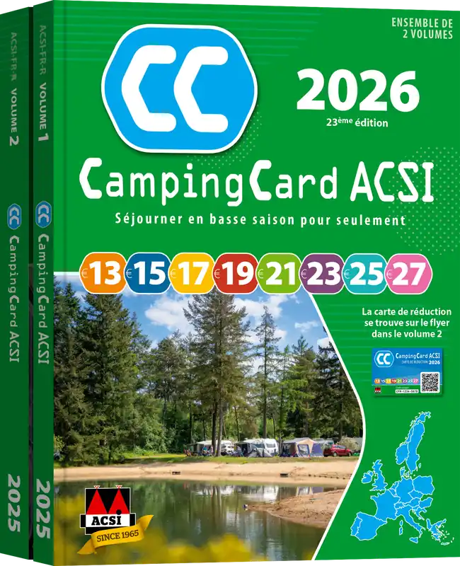 ACSI Campingführer 2026 mit CampingCard Ermäßigungskarte Preisknaller