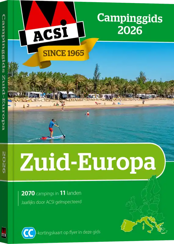 ACSI Campingführer Südeuropa 2026 inklusive CampingCard Ermäßigungskarte Sprache Niederländisch Markenprodukt