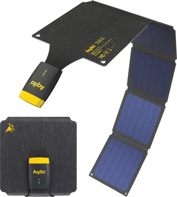 Aqiila Sunbird tragbares Solar Ladegerät Monokristallin Sonderaktion