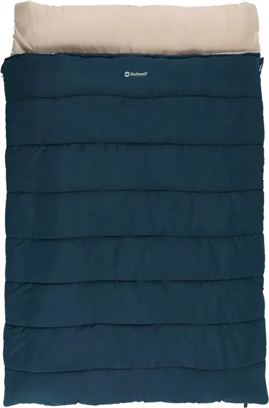 Kracherpreis Outwell Contour Lux Double Deckenschlafsack für 2 Personen 220 x 145cm inklusive zwei Kissen