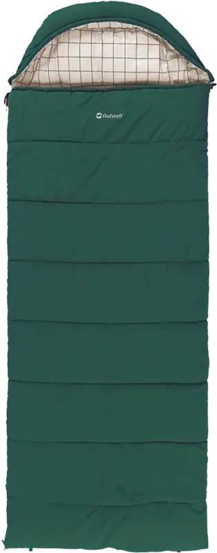 Outwell Camper Prime Schlafsack grün 235 x 90 cm inklusive Kissen Mega-Angebot