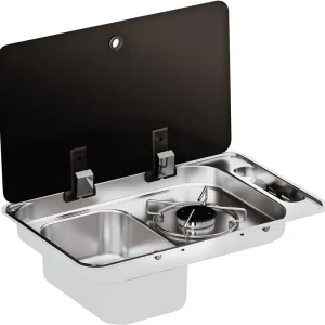Highlight CAN Gaskocher-Spülkombination 1-flammig mit Spülbecken 530 x 340 x 150 mm