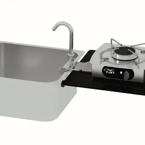CAN Foldy Gaskocher-Spülkombination 1-flammig mit Spülbecken 352 x 322 x 150 mm Jetzt Kaufen