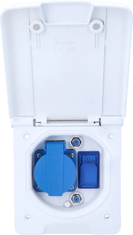 Top-Angebot Schwabe Caravan-Vorzelt Multifunktionsdose inkl 1x Schutzkontaktsteckdose 230 V / 2x SAT-Steckdosen / 1x USB-A / 1x USB-C