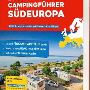 Versand Am Gleichen Tag ADAC Campingführer 2026 inklusive ADAC Campcard Sprache Deutsch