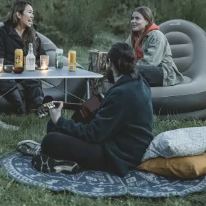 Easy Camp Bilberry Outdoorteppich rund 150 cm Echt