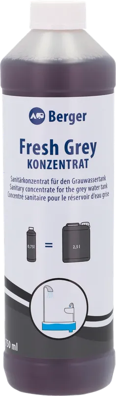 Berger Fresh Grey Konzentrat 750 ml - Sanitärzusatz für den Grauwassertank Schnäppchen