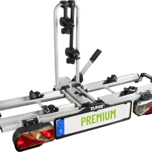 Eufab Premium Kupplungs-Fahrradträger zusammenklappbar in Silber für 2 Fahrräder oder E-Bikes Top-Seller