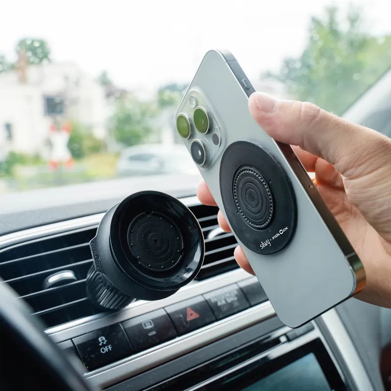 Geprüft Silwy x Fidlock MAGNET-Vakuum-Handyhalterung Universal für Auto-Lüftungsgitter inkl. Magnet-Vakuum Patch