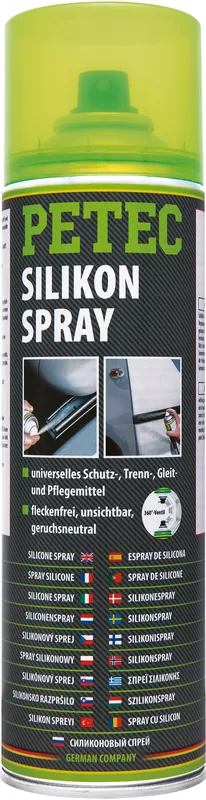 PETEC Silikonspray Pflegespray Transparent 500 ml Meistverkauft