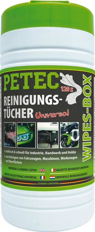 Heißes Angebot Petec Wipes-Box Reinigungstücher 120 Stück