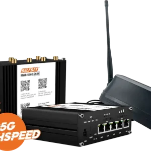 Selfsat MWR 5560 eSIM 5G Cat 20 WLAN Router mit SHARK 5G Dachantenne bis 3,4 Gbps Markenprodukt