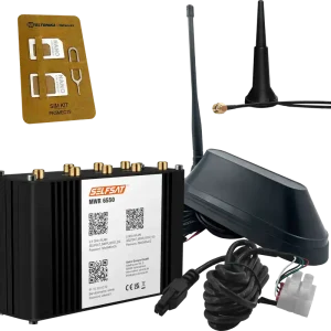 Expressversand Selfsat MWR 6550 5G Cat 19 WiFi 6 WLAN Router mit SHARK 5G Dachantenne bis 3,4 Gbps