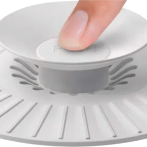 Preisknaller Metaltex Universal 2in 1-Funktion Abfluss-Abdeckung aus Silikon Ø 11,3 x 1,5 cm