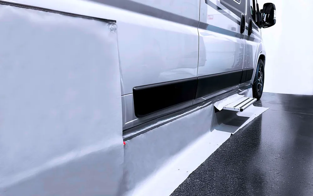 Isabella Campervan Windblende und Radkastenabdeckung Aktuell