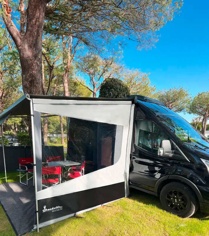 Direkt Vom Hersteller Isabella Wind Side 250 Seitenwand für Markise Anbauhöhe 245–270 cm