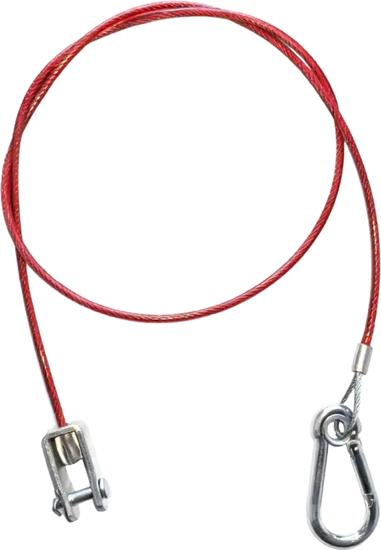 Berger Abreissseil Anhänger Quicklink 105 cm rot Meistverkauft