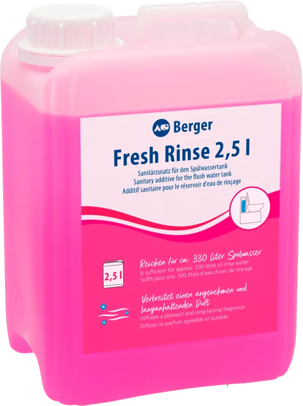 Knallerangebot Berger Fresh Rinse Spülwasserzusatz 2,5 Liter