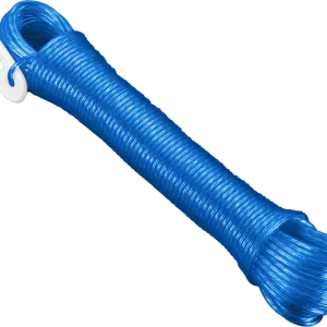 Markenware Metaltex Wäscheleine mit Spanner 20 m farblich sortiert in grün, blau oder rot