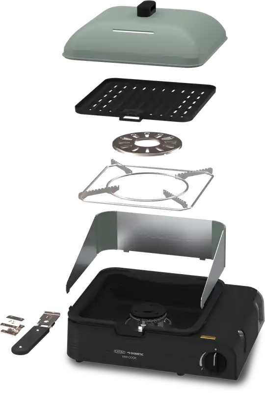 Aktuell Cadac Van Cook FFD Combo Gaskocher 1-flammig mit Grillplatte