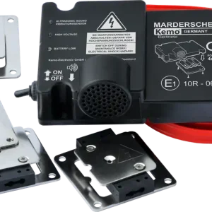 Kemo M229 Marderabwehr Batteriebetriebene Marderschutzanlage mit Hochspannungsplatten für Autos Markenprodukt