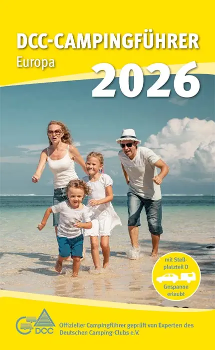 Wochenendangebot DCC Campingführer Europa 2026 Buch 6000 Campingplätze in 37 Ländern deutsch