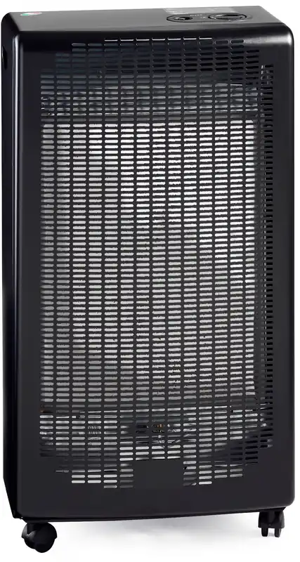 Jetzt Kaufen Bartolini Blaue Flamme Gasheizer mit offener Flamme 4200 W in schwarz