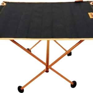 Abverkauf Tambu Batista klappbarer Campingtisch mit faltbarer Tischplatte aus recyceltem Polyester ultraleicht 41 × 40 × 57 cm